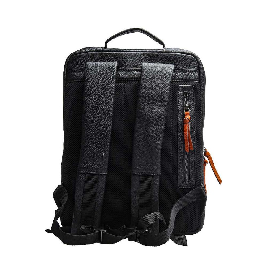 Men'S Braun Büffel | Braun Buffel - Business Backpack Novara Black