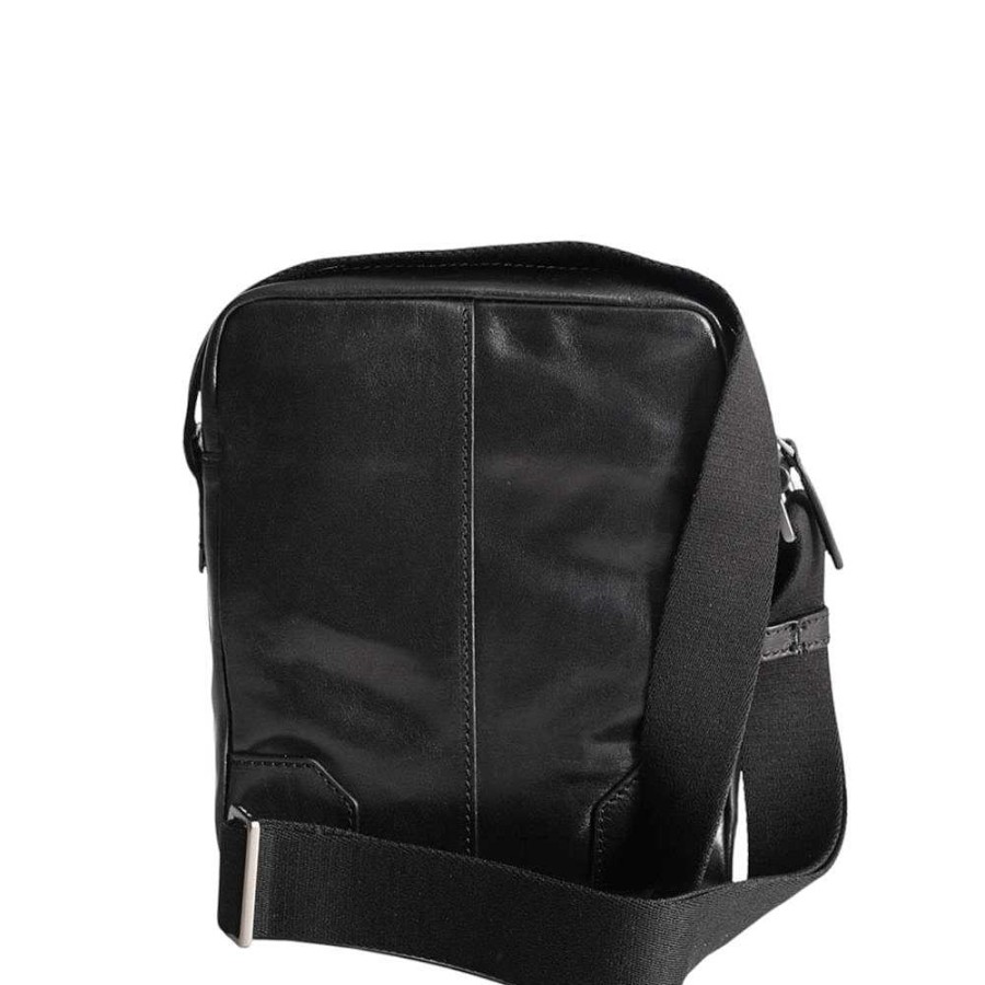 Men'S The Bridge | The Bridge - Shoulder Bag Black