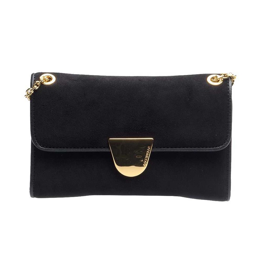 Ladies Coccinelle | Coccinelle - Shoulder Bag Coccinelleever Suede Black