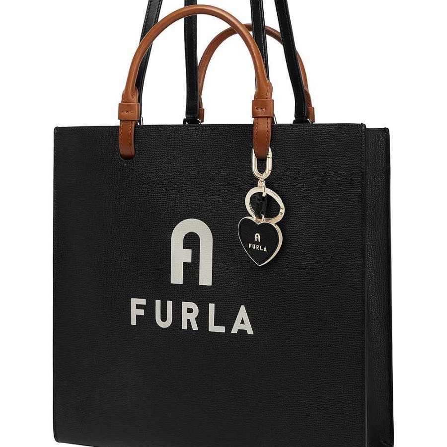 Ladies Furla | Furla - Keychain Furla Camelia Black