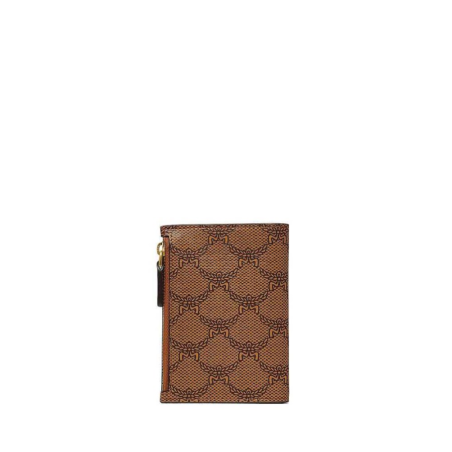 Ladies MCM | Mcm - Lauretos Wallet Brown