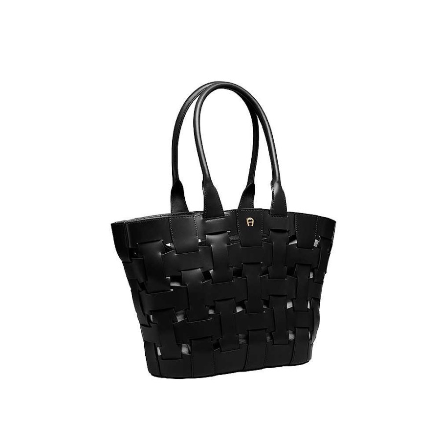 Ladies Aigner | Aigner - Shopper Matera L Black