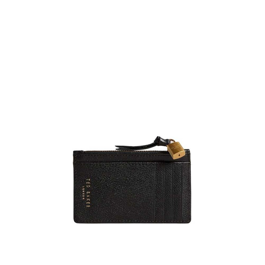 Ladies Ted Baker | Ted Baker - Wallet Wxl-Bromton Padlock Black