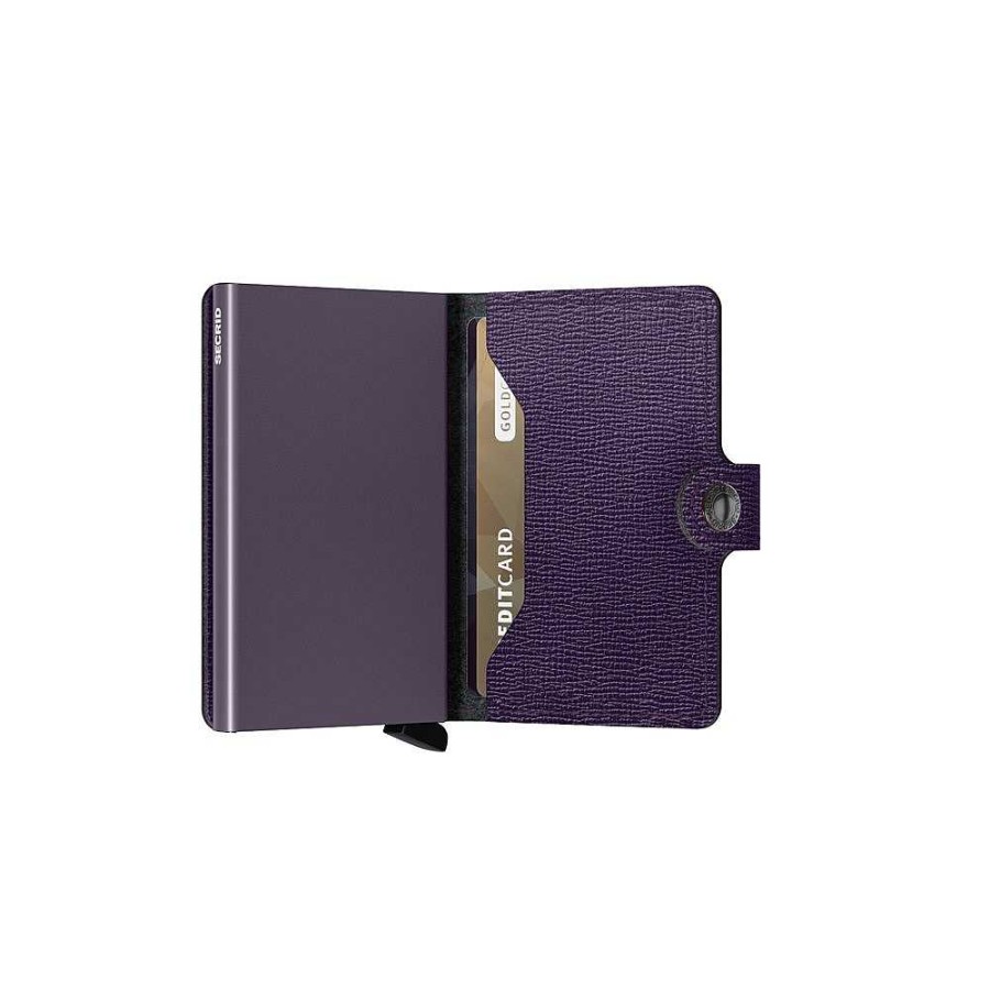 Men'S Secrid | Secrid - Miniwallet Crisple Violet