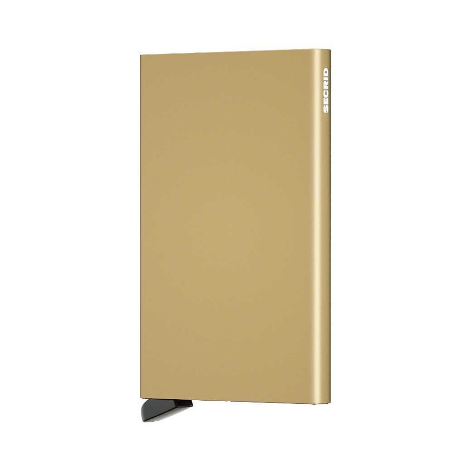 Men'S Secrid | Secrid - Cardprotector Aluminum Gold