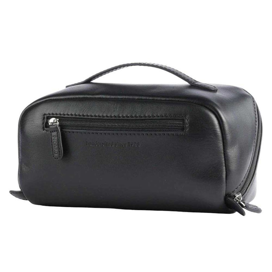 Men'S Picard | Picard - Toscana Toiletry Bag Black