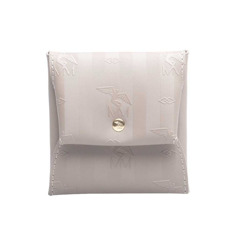 Ladies Maison Mollerus | Maison Mollerus - Kander Wallet Beige