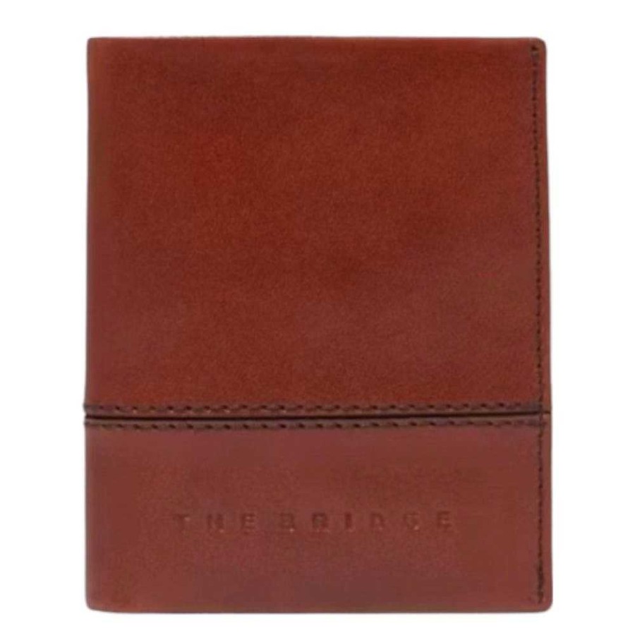 Men'S The Bridge | The Bridge - Credit Card Holder Brown