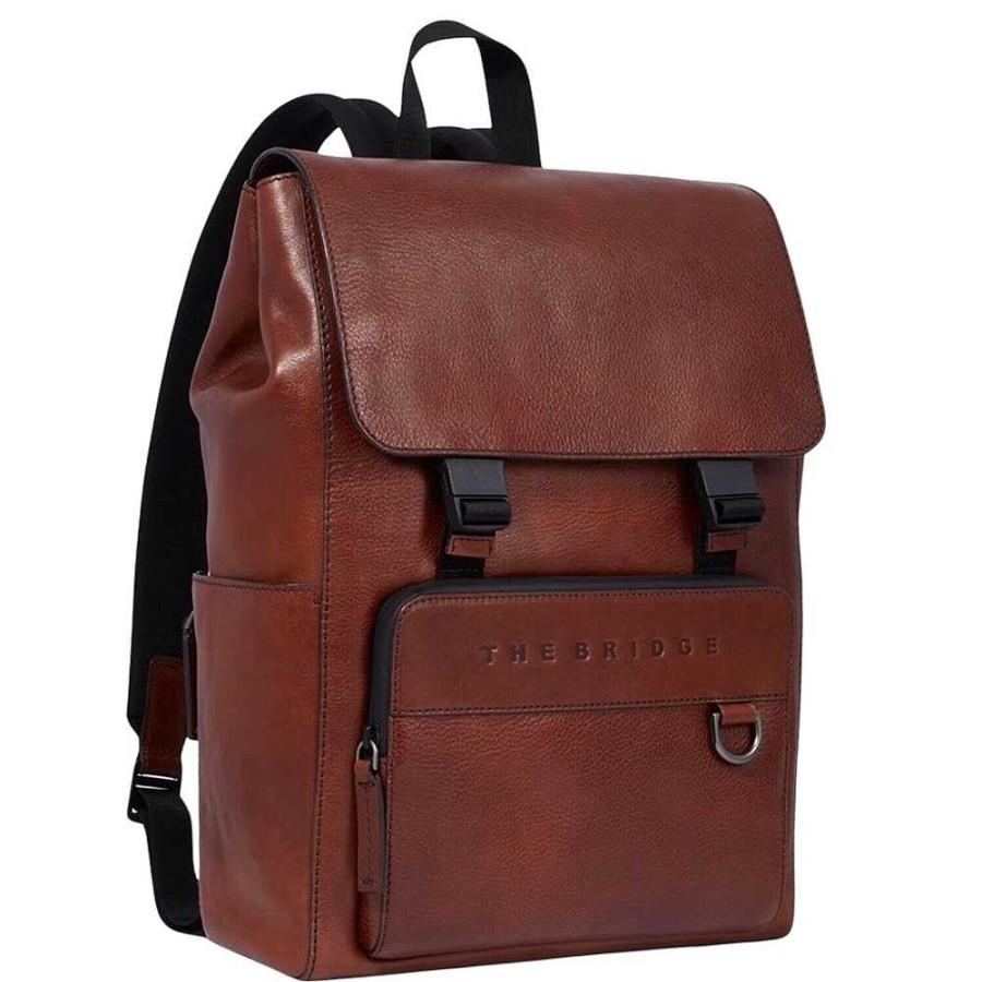 Men'S The Bridge | The Bridge - Backpack Brown