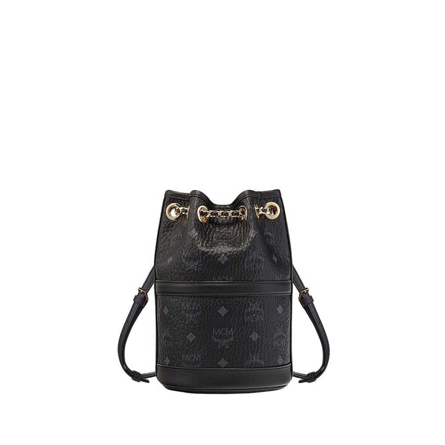 Ladies MCM | Mcm - Aren Backpack Xs Black