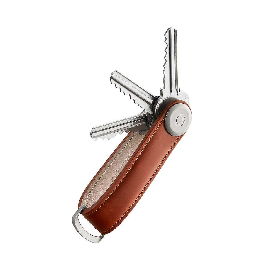 Ladies OrbitBest - Safari Distribution | Orbitkey - Safari Distribution - Leather Key Organizer Brown