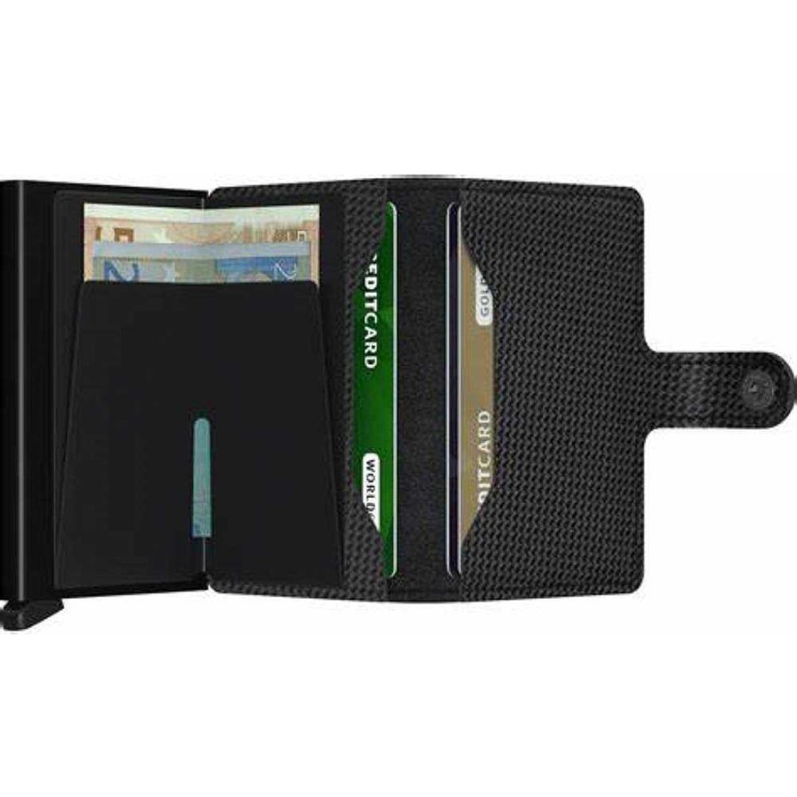 Men'S Secrid | Secrid - Miniwallet Carbon Black