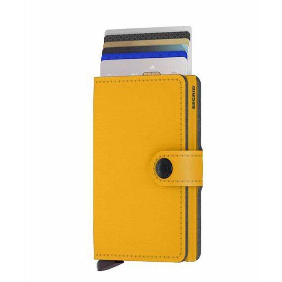 Men'S Secrid | Secrid - Miniwallet Yard Powder Yellow