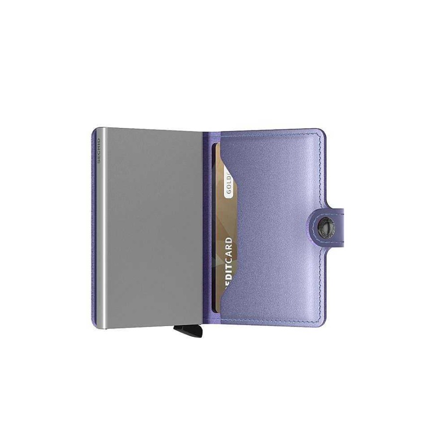 Men'S Secrid | Secrid - Miniwallet Metallic Violet