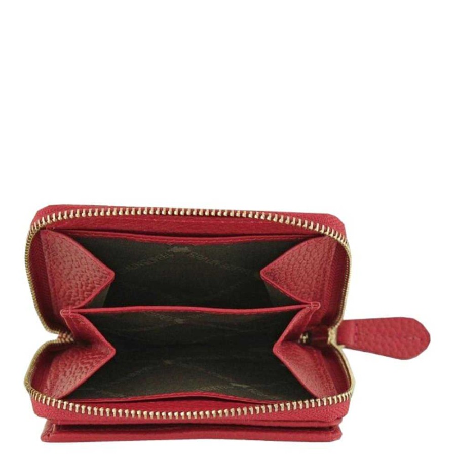 Ladies Braun Büffel | Braun Buffel - Wallet Asti Rfid S Red